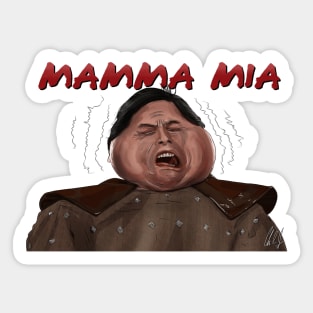 Big Trouble in Little China: Thunder Yells Mamma Mia Sticker
